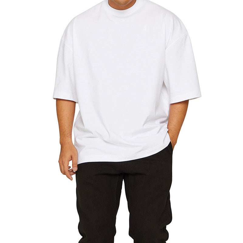 Leisure Running Loose Solid Color Short SleeveProduct information:Pattern: solid colorSize: M,L,XL,XXL,XXXLApplication Scope: running, fitness equipment, health massage, fitness and bodybuilding, chess and card Leisure Running LooseZenvyMarket