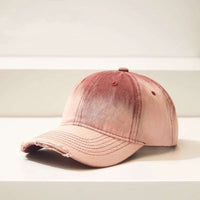 Distressed Gradient Denim Ripped Baseball Cap for a Casual All-match LProduct information:Fabric name: CottonColor: black, gray, Burgundy, light blue, dark blue, khakiStyle of Crown: BellMain fabric composition: CottonSize: AdjustableFDistressed Gradient Denim Ripped Baseball CapZenvyMarket