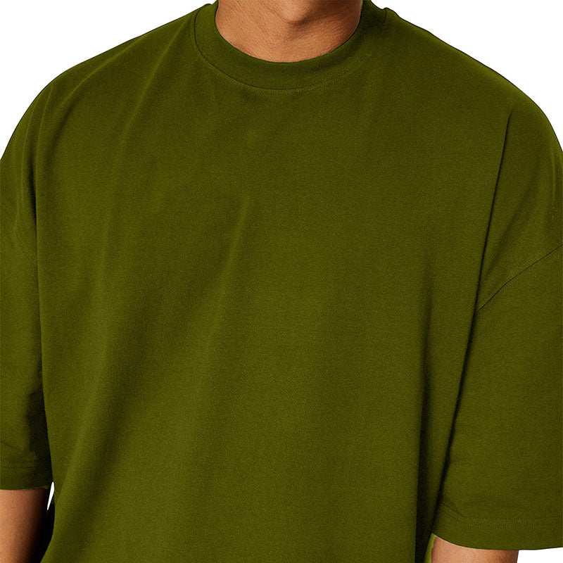 Leisure Running Loose Solid Color Short SleeveProduct information:Pattern: solid colorSize: M,L,XL,XXL,XXXLApplication Scope: running, fitness equipment, health massage, fitness and bodybuilding, chess and card Leisure Running LooseZenvyMarket