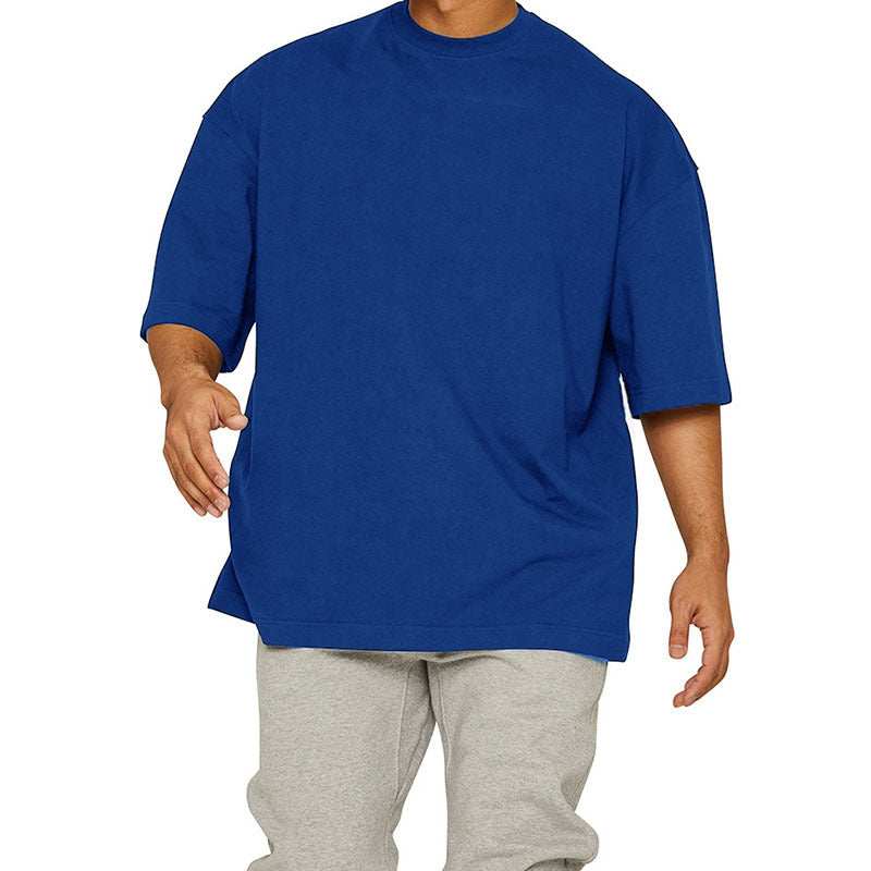 Leisure Running Loose Solid Color Short SleeveProduct information:Pattern: solid colorSize: M,L,XL,XXL,XXXLApplication Scope: running, fitness equipment, health massage, fitness and bodybuilding, chess and card Leisure Running LooseZenvyMarket