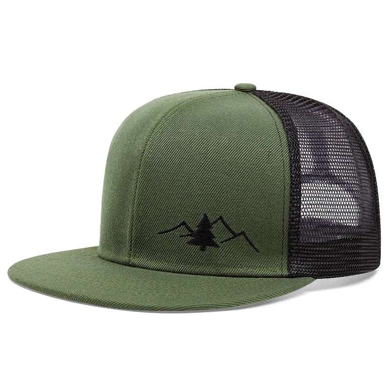 "Men's Embroidered Trucker Baseball Cap for Outdoor ActivitiesProduct information:Fabric name: acrylicColor: 1,2,3,4,5Crown style: DomeSize: AdjustableSuitable season: Four SeasonsPopular elements: TextureNote: 1. Asian sizes aMen's Embroidered Trucker CapZenvyMarket