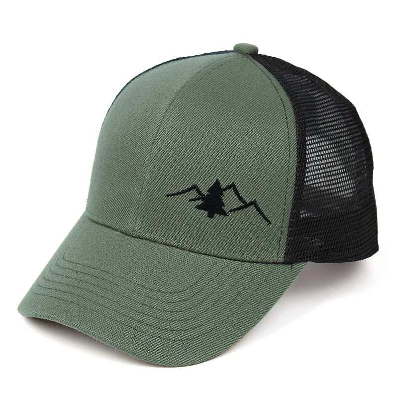 "Men's Embroidered Trucker Baseball Cap for Outdoor ActivitiesProduct information:Fabric name: acrylicColor: 1,2,3,4,5Crown style: DomeSize: AdjustableSuitable season: Four SeasonsPopular elements: TextureNote: 1. Asian sizes aMen's Embroidered Trucker CapZenvyMarket